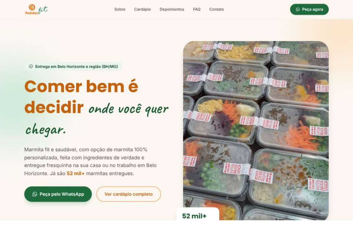 Pedidos Fit preview